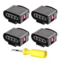 LDCRE ignition coil connector kit front view with ready-to-install parts for VW and Audi
