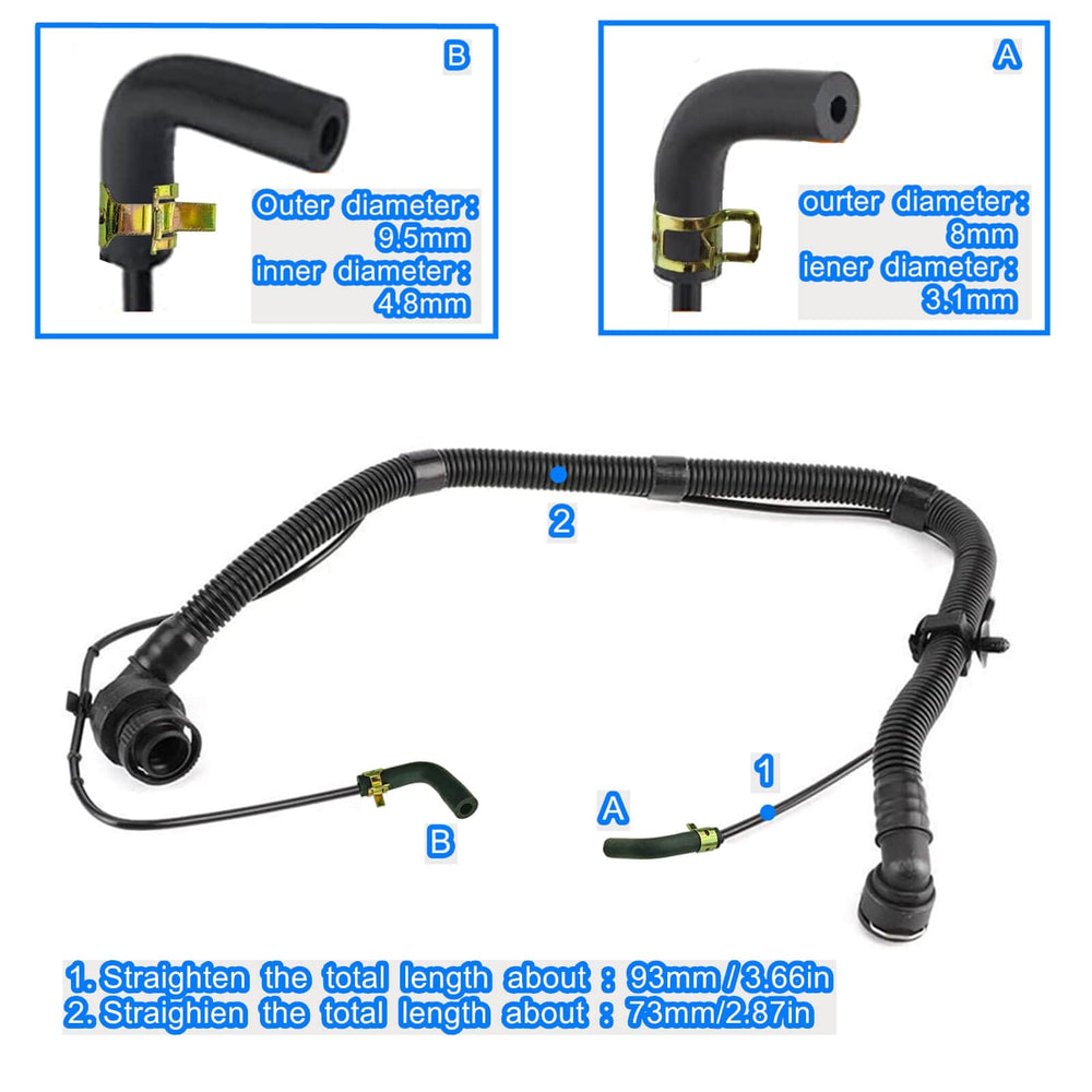 LDCRE PCV valve tubing engine compartment on Sonic supports reliable operation.
