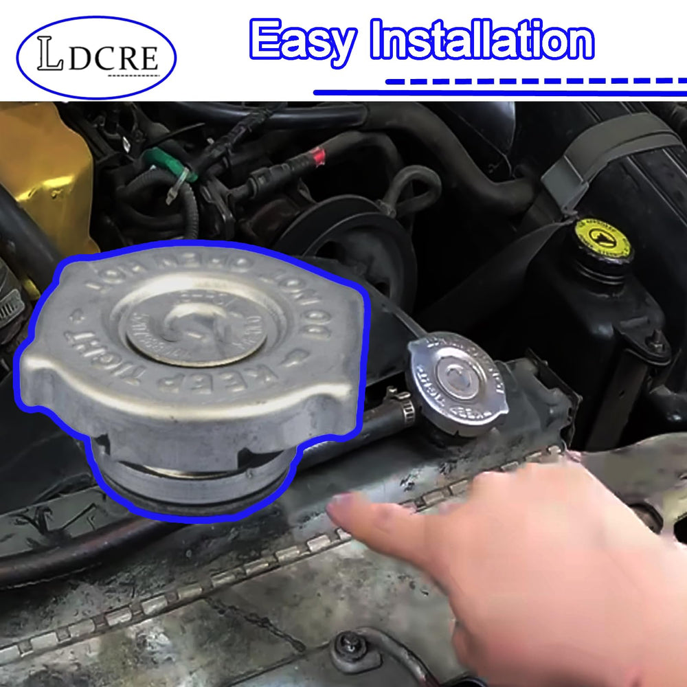 LDCRE radiator cap 52079880aa — installation-ready with no tools required.