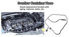 LDCRE radiator hose image shows secure clamp area and corrosion-resistant packaging.