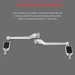 LDJXDADI chrome heel toe peg close-up with shiny finish