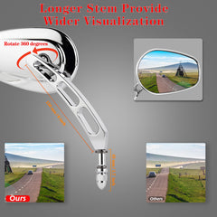 LDJXDADI rearview mirror wide-angle view for improved highway visibility.