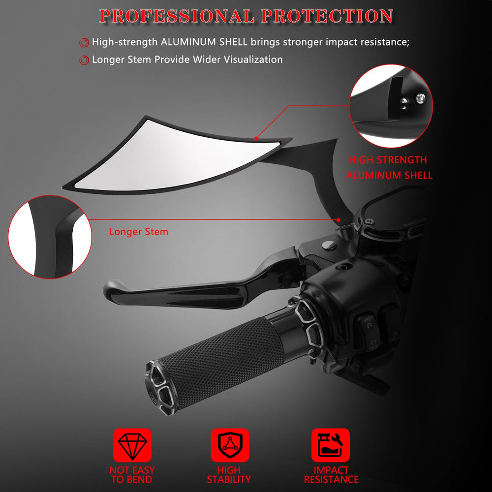 LDJXDADI white transparent glass lens for crisper daytime vision.