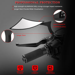 LDJXDADI white transparent glass lens for crisper daytime vision.