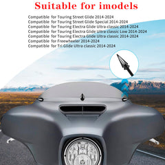 LDJXDADI easy-install windshield bolts shown replacing original screws without tools.