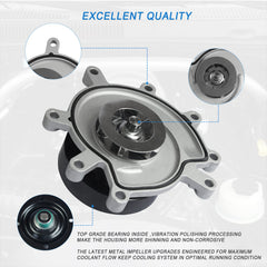 LDMINDA AW7163 packaging shows water pump and gasket for easy installation.