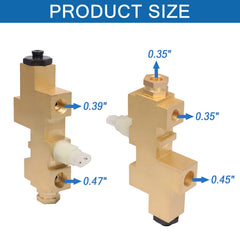 LDMINDA valve installation angle demonstrates easy line integration
