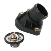 LDMINDA thermostat housing closeup, showcasing durable construction for Chrysler, Dodge, Jeep engines.