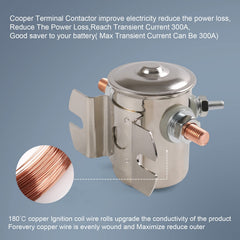 LDMINDA four-terminal relay layout facilitates quick mounting and wiring.