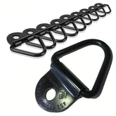 LE KAPMOZ heavy-duty truck bed anchors rail to secure cargo on pickups.