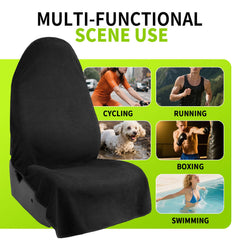 Leader Accessories seat cover guards rear seat from water and dirt during activities.