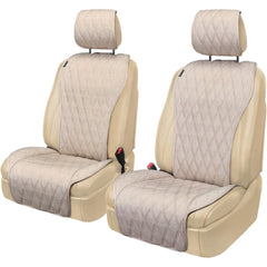 Leader Accessories sideless seat cover for the front seat protects upholstery with easy installation.