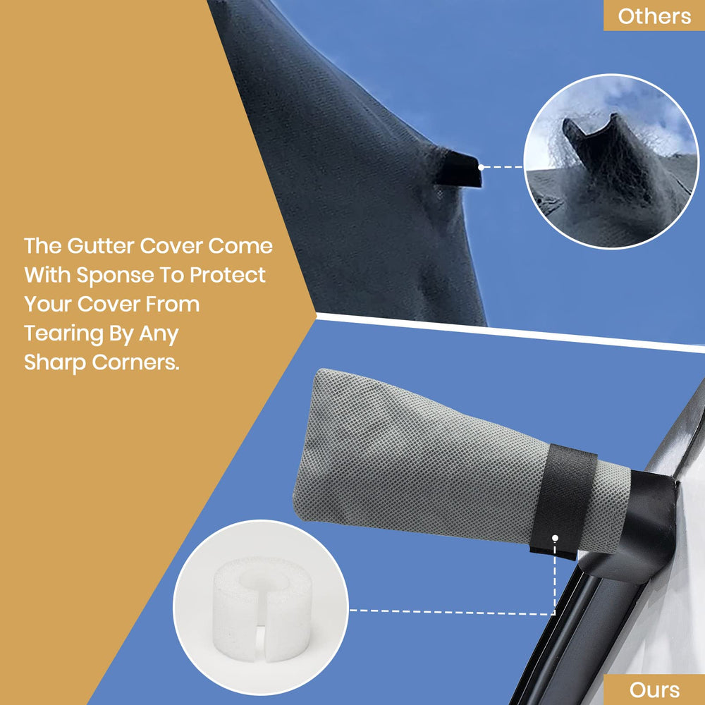 Leader Accessories travel trailer cover elastic hem for quick snug fit