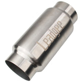 Leadgee 3-inch inlet/outlet resonator with brushed finish for a sleek look