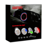 LEADTOPS car tire light glows during motion for better night visibility.
