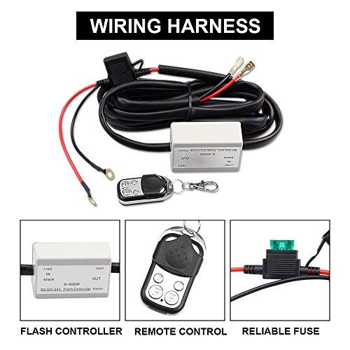 LEADTOPS RF remote control switch enables convenient on/off and strobe modes