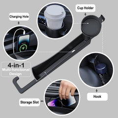 LeaHun gap plug with cup holder provides easy access to drinks.