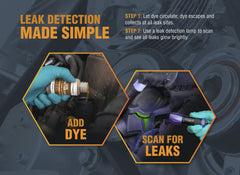LeakFinder LF2008 UV lamp compatibility helps detect hidden leaks.