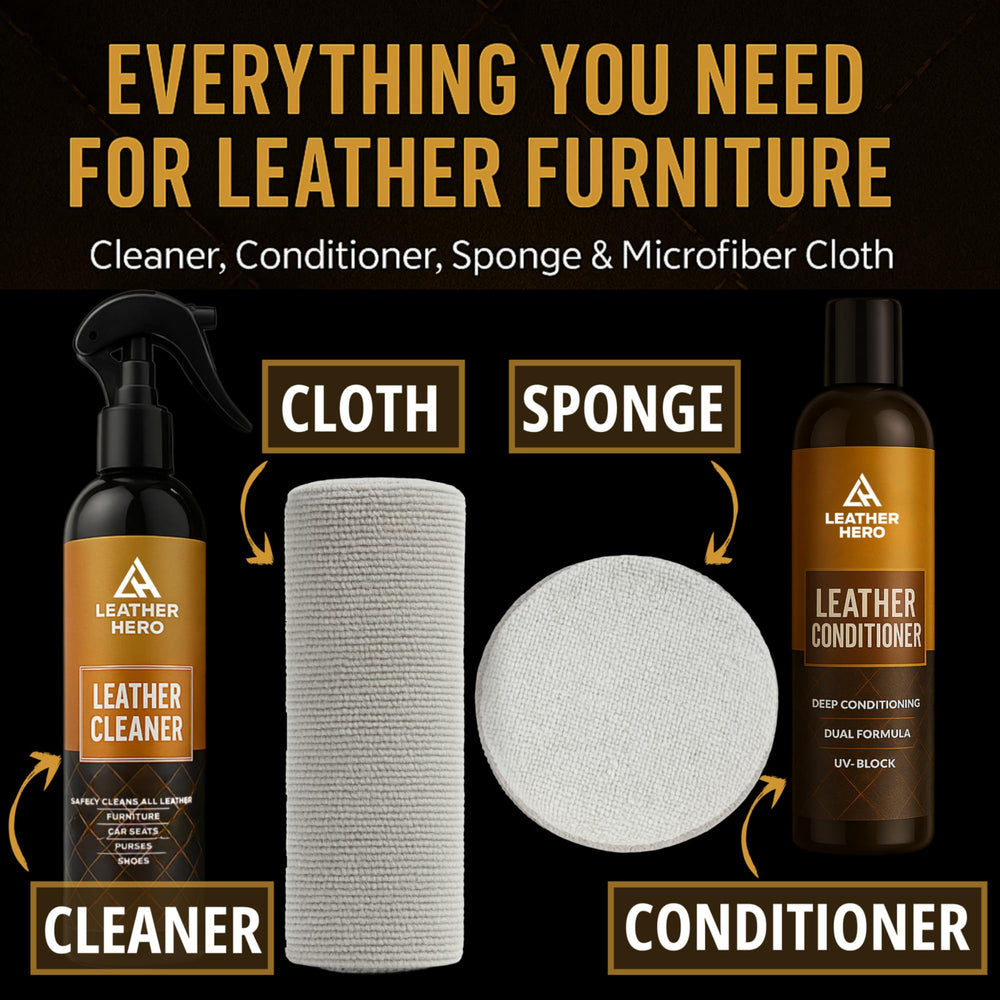 Leather Hero applicator cloth enables precise, even conditioner application