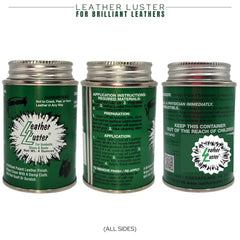 Leather Luster pre-cleaner can 4oz for thorough surface prep