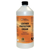 Leather Master Leather Protection Cream 1L bottle protects leather from daily stains.