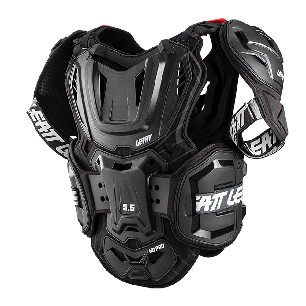 Leatt Brace 5.5 Pro HD back plate offering high-impact coverage and ventilation.