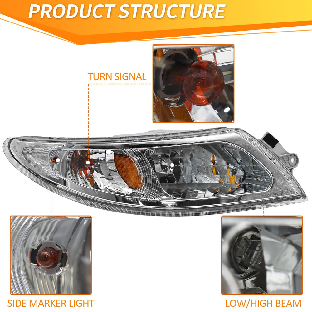 LEAVAN left headlight close-up showing weather-resistant craftsmanship.