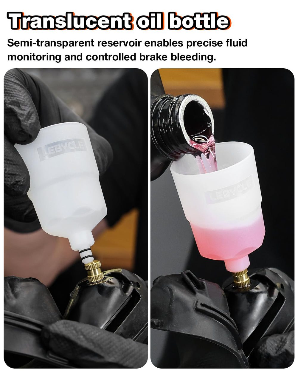 LEBYCLE ergonomic syringes provide smooth pressure for controlled bleeding
