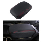 LECART armrest cover for Jeep Gladiator center console protects with premium black leather.