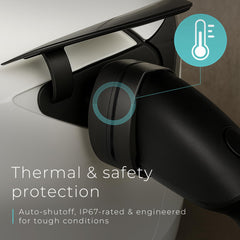 Lectron adapter with IP67 weather seal indicating rugged, weather-resistant performance.