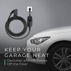 Lectron J-Hook lifts the charging cable off the ground to prevent wear.
