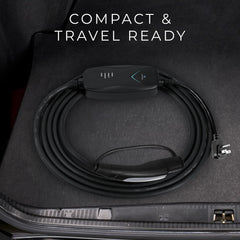 Lectron Level 1 Tesla Charger with safety protections for reliable charging.