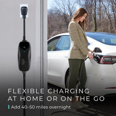 Portable charger supports road trips and visiting friends.