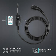 Lectron travel-ready charger designed for easy transport and use on the go.