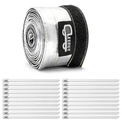 LEDAUT heat shield for half-inch ID fuel lines prevents heat transfer.