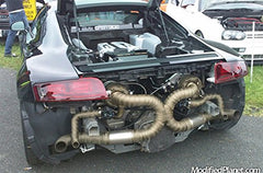 Under-hood heat-shield concept using LEDAUT wrap to manage engine temperatures.
