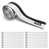 LEDAUT heat shroud aluminized sleeve protects wiring from extreme heat.