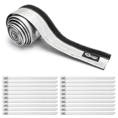 LEDAUT heat shroud aluminized sleeve protects wiring from extreme heat.