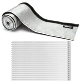 LEDAUT Heat Shroud aluminized sleeve protecting a fuel line from heat and grime