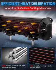 LEDKITO 45-degree adjustable brackets enable flexible mounting