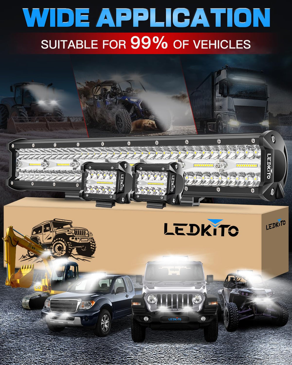 LEDKITO IP68 seals for durable weatherproof performance