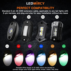LEDMIRCY support and warranty information for extension cables