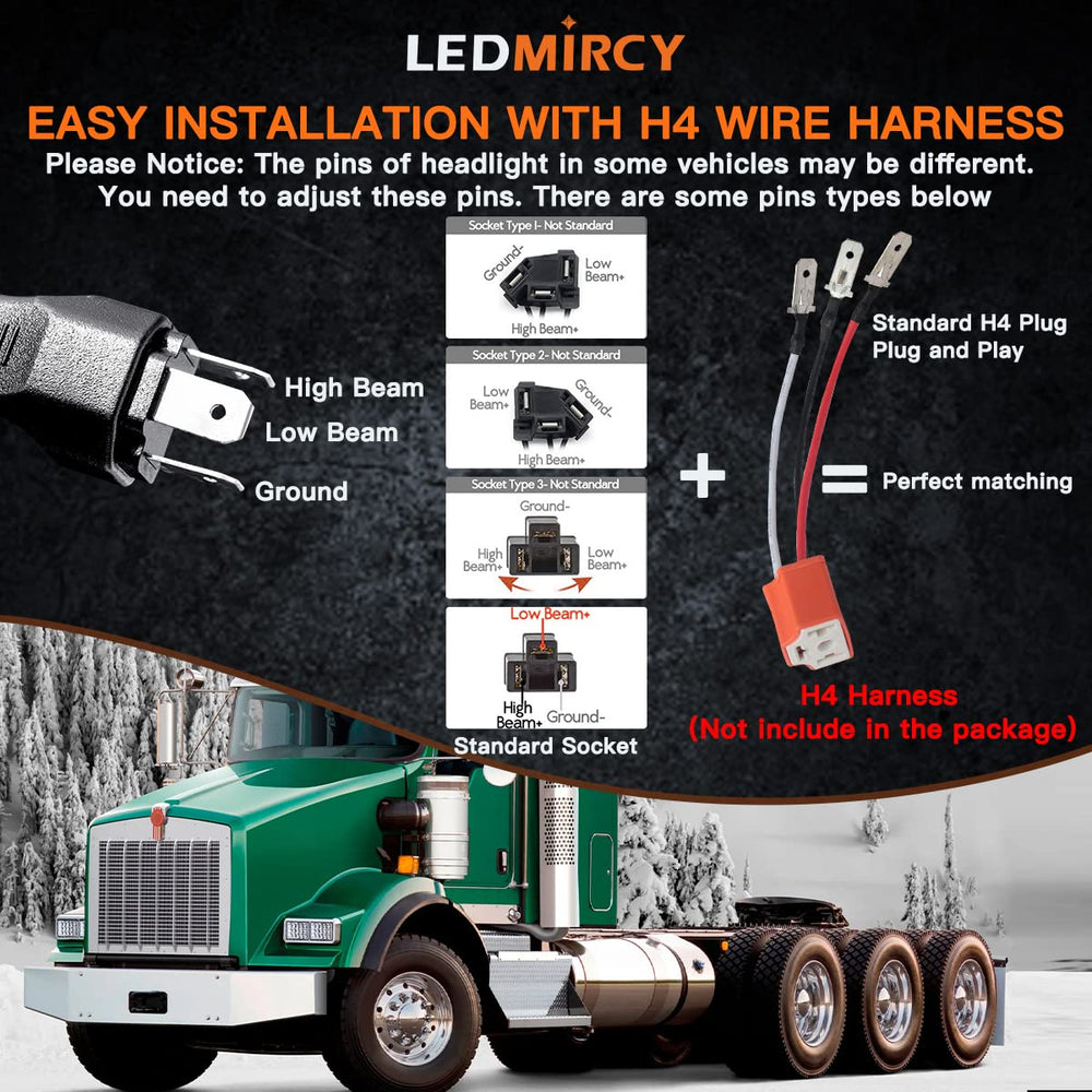 LEDMIRCY IP68 waterproof and dustproof LED light