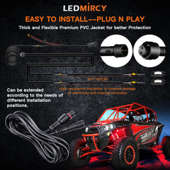 LEDMIRCY universal DC9-36V compatibility for diverse vehicles