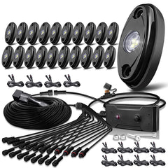 LEDMIRCY White Rock Lights R1 with 6000K beams for off-road visibility