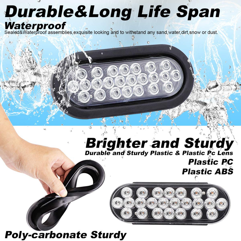 Ledvillage 4-pack includes silicone grommet for quick mounting.