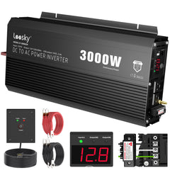 LEESKY 3000W inverter front view for reliable off-grid power