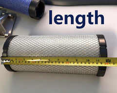 Leezhen pleated filter design delivers high filtration efficiency for Donaldson P822768/P822769.
