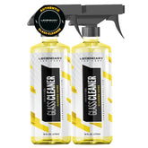 Legendary Glass Cleaner 16oz bottle front with a clean, streak-free shine.