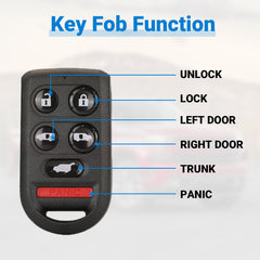 Lehicriar OUCG8D-399H-A compatible fob for Odyssey replacement